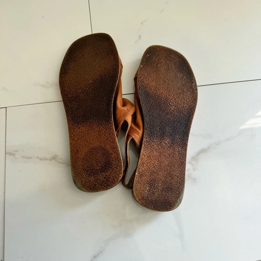 Miz Mooz Guava Brown Leather Sandals Size 41 / US - Picture 6 of 6